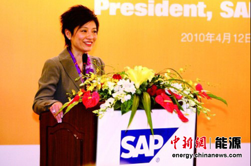 SAP蕭潔云:2020年前將碳足跡減少到2000年水平